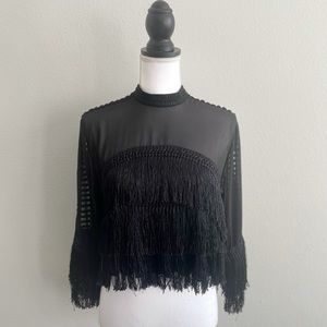 WR Fashion - Fringe Top (Tagged L - Fits S/M)